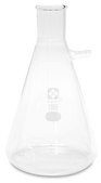 Filtering Flask with heavy-duty rim capacity 1000 mL, borosilicate glass