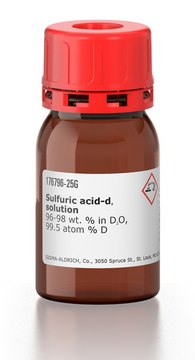 ざらし商品 硫酸-d2 溶液96-98 wt. % in D2O, 99.5 atom % D | Sigma-Aldrich