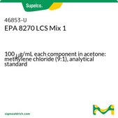 EPA 8270 LCS Mix 1 100 μg/mL each component in acetone: methylene chloride (9:1), analytical standard