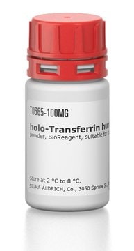 全转铁蛋白 人 powder, BioReagent, suitable for cell culture, &#8805;97%