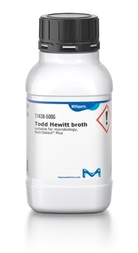 Todd Hewitt 肉汤 NutriSelect&#174; Plus, powder, nonselective for Streptococcus spp., pkg of 100&#160;g, pkg of 500&#160;g
