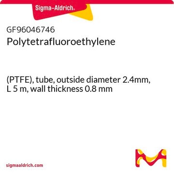 聚四氟乙烯 (PTFE), tube, outside diameter 2.4mm, L 5&#160;m, wall thickness 0.8&#160;mm