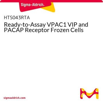 Ready-to-Assay VPAC1 VIP and PACAP Receptor Frozen Cells