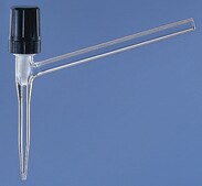 BRAND&#174; needle-valve stopcocks for burettes and automatic burettes with PTFE spindle Straight, for burette capacity 2-10 mL