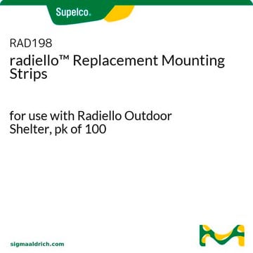 radiello&#8482; 固定条备件 for use with Radiello Outdoor Shelter, pk of 100