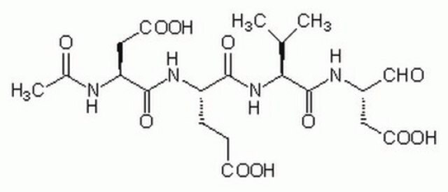 Caspase-3 Inhibitor I The Caspase-3 Inhibitor I, also referenced under CAS 169332-60-9, controls the biological activity of Caspase-3. This small molecule/inhibitor is primarily used for Cancer applications.