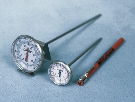 Dual scale bi-metal thermometer temperature -10-+100&#160;°C, accuracy: 2&#160;°F/C