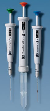 BRAND&#174; Transferpettor positive displacement pipette, digital volume volume 100-500&#160;&#956;L, accuracy: 0.5%, precision: 0.2%