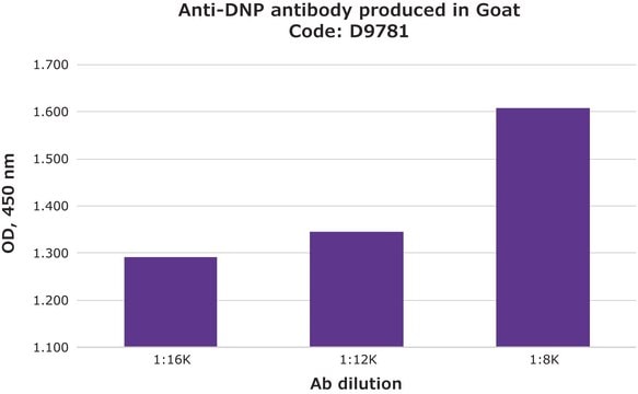 Anti-DNP antibody produced in goat whole antiserum