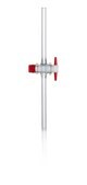 Pyrex® Stopcocks, plain arms straight key bore, PTFE key, bore 2.5 mm , key