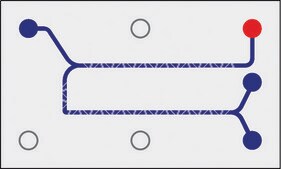 Glass microreactor HTM V-type ST 3-1-WÜ