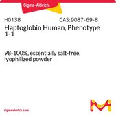 人结合珠蛋白，表型 1-1 98-100%, essentially salt-free, lyophilized powder