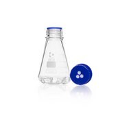 Duran® baffled flask borosilicate glass flask, working volume 250 mL, non-sterile