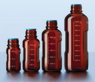 Duran&#174; Youtility bottle, GL 45, complete amber glass, capacity 500&#160;mL