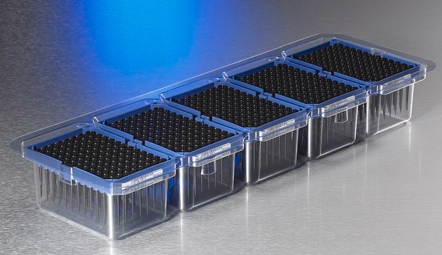 Axygen CO-RE style liquid level sensing filter tip volume (50&#160;&#956;L), sterile, case of 5760&#160;ea 96 Tips per Rack, 5 Racks/pack, 12 packs/case