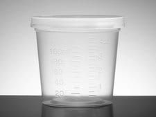 Corning® Falcon® Sample Container capacity 110 mL, lid, sterile