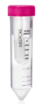 Amicon&#174; Ultra过滤器，10 kDa MWCO sample volume 15 mL, regenerated cellulose membrane, MWCO 10&#160;kDa