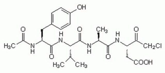 半胱氨酸蛋白酶-1抑制物II The Caspase-1 Inhibitor II, also referenced under CAS 178603-78-6, controls the biological activity of Caspase-1. This small molecule/inhibitor is primarily used for Cancer applications.