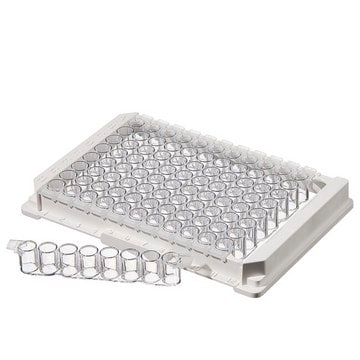 Nunc-Immuno&#8482; standard strip plate module with frame size 96&#160;wells, polysorb surface, non-sterile