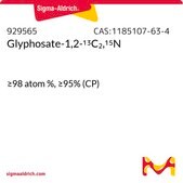 Glyphosate-1,2-13C2,15N ≥98 atom %, ≥95% (CP)
