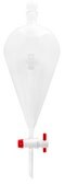 Squib Separatory Funnel with Stopcock capacity 2000 mL, borosilicate glass