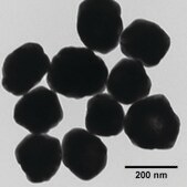 Silver nanospheres 200 nm avg. part. size, 0.02 mg/mL in water, BPEI functionalized