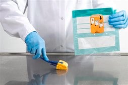 eMcollect Sponge stick Diluent: Distilled water at 10% neutralizing agent in bag with closure label, Calibrated dose: 10 mL, bag of 10 × 10 (Zip bags)