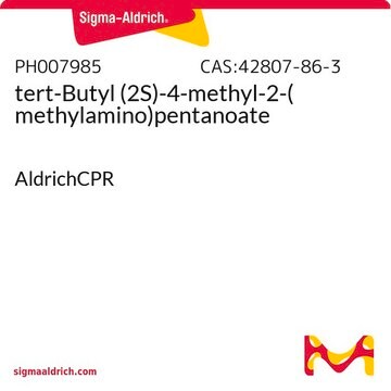 tert-Butyl (2S)-4-methyl-2-(methylamino)pentanoate AldrichCPR