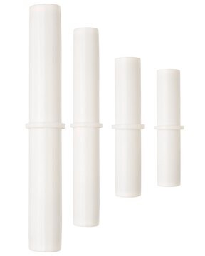 Spinbar&#174; 磁力搅拌棒 cylindrical white PTFE-coated, L × diam. 1.5&#160;in. (38.1&#160;mm) × 0.375&#160;in. (9.5&#160;mm)