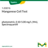 Manganese Cell Test photometric, 0.10-5.00 mg/L (Mn), Spectroquant®