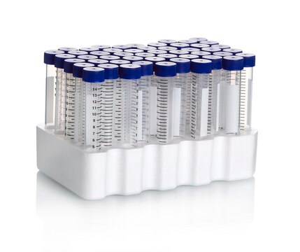 WHEATON&#174; Centrifuge Tube tube capacity 15&#160;mL, polypropylene tube, sterile, racked, pack of 500&#160;ea
