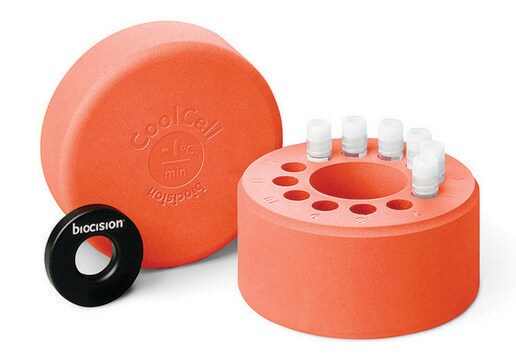 CoolCell &#8482; LX 冷冻容器 for 12 x 1-2 mL cryogenic vials, orange