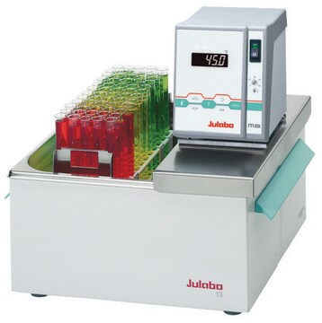 Julabo&#174; open circulating baths, M models MB-13, AC/DC input 230 V AC, volume 13&#160;L, temp. range 20-100 °C