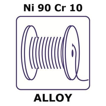 T1 - thermocouple alloy, Ni90Cr10 5m wire, 1.0mm diameter, annealed