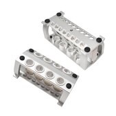 MTC™&nbsp;Bio Magnetic Bead Separation Rack to hold, 8 x 1.5 mL tubes or 16 x 0.2 mL tubes, reversible, reversible, pack of 1 ea