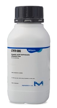 Casein acid hydrolysate vitamin free suitable for microbiology, rich in amino acids and serves as a nitrogen source.