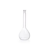 DURAN® Volumetric flask partially ground without print neck joint: ST/NS 19/26, flask capacity (500 mL)