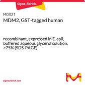 MDM2, GST-tagged human recombinant, expressed in E. coli, buffered aqueous glycerol solution, ≥75% (SDS-PAGE)