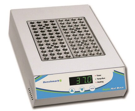 Digital dry bath to hold, four blocks, AC/DC input 230 V AC, UK plug