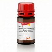 Poly(propylene fumarate) contains contains ~20 wt% diethyl fumarate &amp; 250 ppm MEHQ as inhibitor
