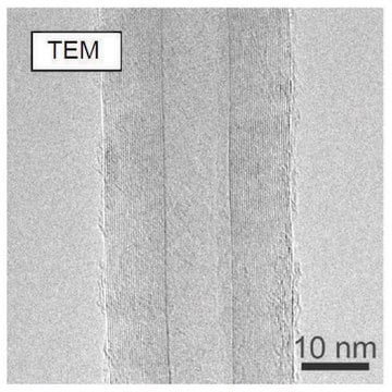 Carbon nanotube array, multi-walled, drawable vertically aligned on Si substrate