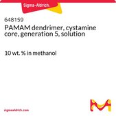 PAMAM dendrimer, cystamine core, generation 5, solution 10 wt. % in methanol
