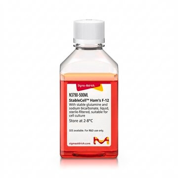 StableCell™ Ham′s F-12 With stable glutamine and sodium bicarbonate, liquid, sterile-filtered, suitable for cell culture