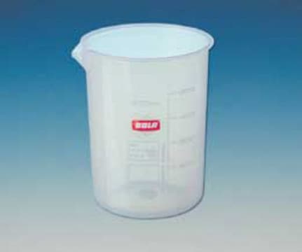 Bohlender&#8482; PTFE beaker capacity 250&#160;mL, white