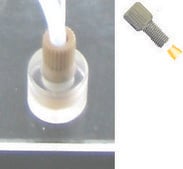Glass microreactor HTM V-type ST 3-1-WÜ