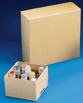 Nunc&#174; Storage Boxes for CryoLine&#8482; storage box holding 25 tubes, for cryovials sized 1.0-1.8 mL