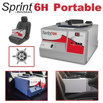 Benchmark Sprint&#8482; 8 Portable Centrifuge Kit AC/DC input 230 V, EuroPlug