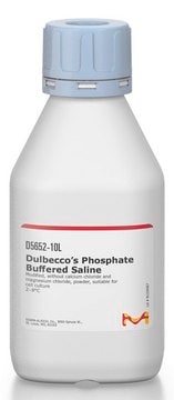 Dulbecco’s Phosphate Buffered Saline Modified, without calcium chloride and magnesium chloride, powder, suitable for cell culture