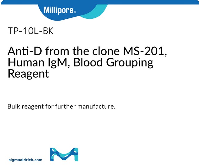 血型鉴定试剂，大包装试剂，ABO &amp; RHD (Rh)特异性抗体 Anti-D from the clone MS-201, Human IgM, Blood Grouping Reagent
