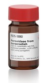 Peroxidase from horseradish Type VI, essentially salt-free, lyophilized powder, ≥250 units/mg solid (using pyrogallol)